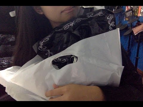 [ASMR] Clothing Haul and Try On (No Talking, Crinkling, Brush and Fabric Sounds)