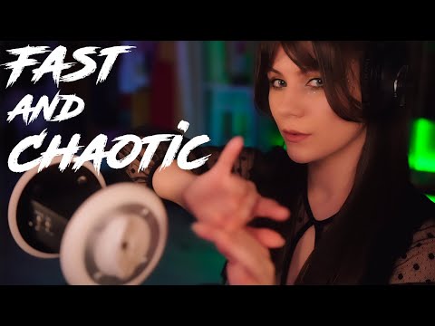 ASMR Fast and Chaotic Hand Sounds 💎 No Talking, 3Dio