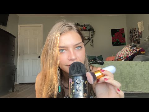 ASMR | Mouth Sounds, Inaudible Whispers, Hand Movements, Mic Swirling, Tapping, Visuals, For Sleep
