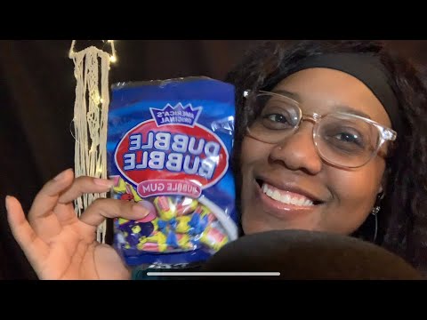 ASMR | Trying Double Bubble | Chewing and Blowing Bubbles