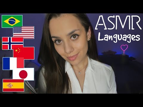 ASMR Different Languages Whispering | ASMR in 16 Different Languages ✨