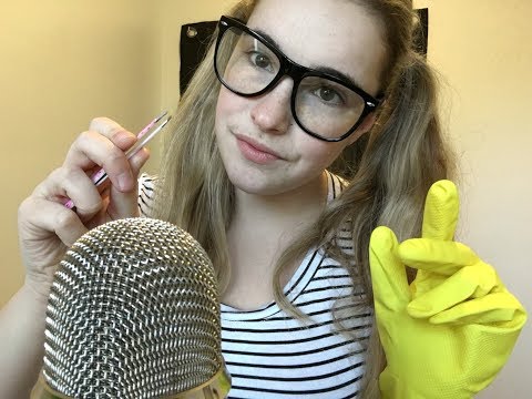 ASMR UPCLOSE  Cleaning Your Face | Glove Sounds | Personal Attention