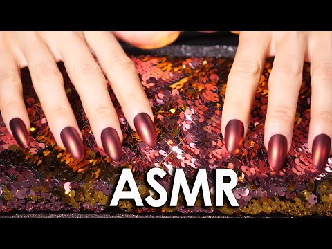 [ASMR] VERY SATISFYING SEQUIN MERMAID MATERIAL 😍 4k (No Talking)