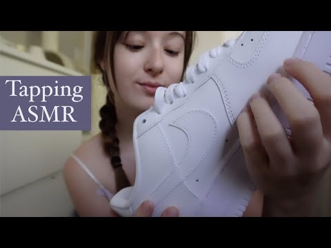 ASMR tapping on white items🤍 *tingly*
