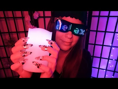 ASMR Asleep in 10 Minutes with Claws soft Tapping and Candle Sounds