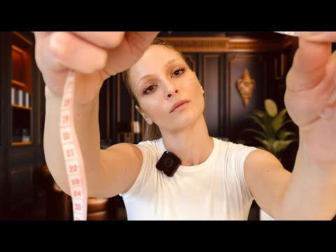 (ASMR) Measuring Your Face - Up Close & Personal Attention