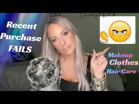 ASMR | More Recent Purchase FAILS ⚠️ Stuff I Wasted Money 💵 On | Clothing, Makeup, Hair Care