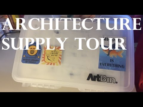 {ASMR} Architecture Supply Box Tour