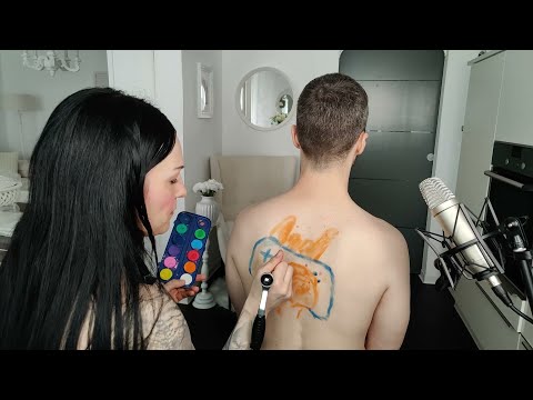 ASMR Unusual & Special Way To Get A Back Tattoo