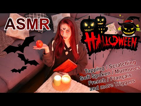 ASMR Sorcière HALLOWEEN / WITCH / TAPPING / SCRATCHING / SOFT SPOKEN / MURMURES [français / french]