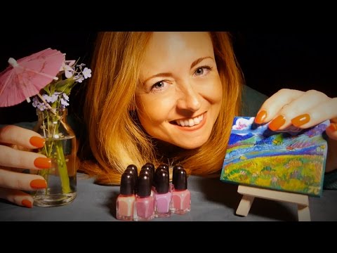 Binaural ASMR Whisper - Little Sounds of Little Things - Glass/Paper/Card/Wood/Water