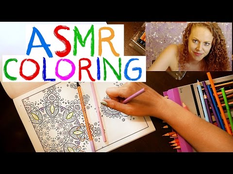 ASMR Soft Spoken Adult Coloring Book for Relaxation, Binaural Triggers, Page Turning, Sleep Aid
