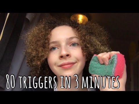 ASMR | 80 Triggers In 3 Minutes | 300 SUBSCRIBER SPECIAL !