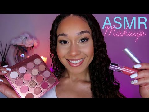 ASMR Doing Your Pink Makeup For A Night Out! 🎀 Pampering You Personal Attention Roleplay