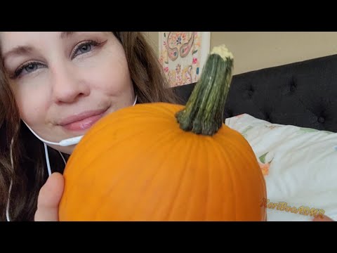 Energy Pulling and Pumpkin Tapping with Mouth Sounds ASMR
