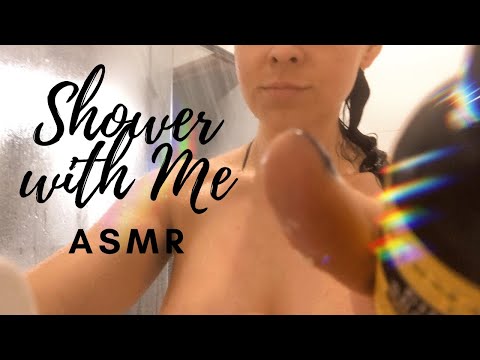 SHOWER WITH ME! 🚿🧼 ASMR | Water Sounds, Shampooing, Conditioning | No Talking | White Noise