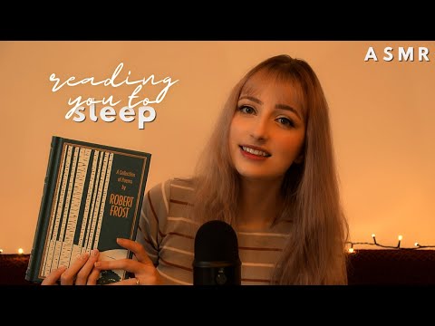 ASMR│Reading You to Sleep│Poems by Robert Frost