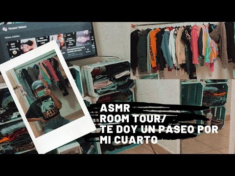 ASMR/ Room Tour/ Te doy un paseo por mi cuarto/ ASMR en español/ Relajante/ Andrea ASMR 🦋