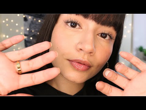 ASMR Tingly Tascam Mouth Sounds & Face Touching (Hand Movements, Personal Attention)