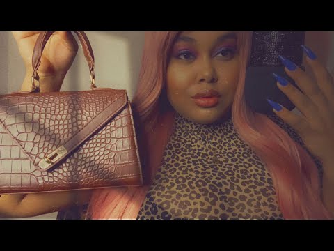 ASMR Purse Collection Haul 👛 Tapping ,Fabric Sounds & Aggressive Scratching
