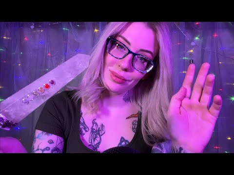 ASMR How To Sleep 💤 Face Attention, Crystal Scanning, Light Follow