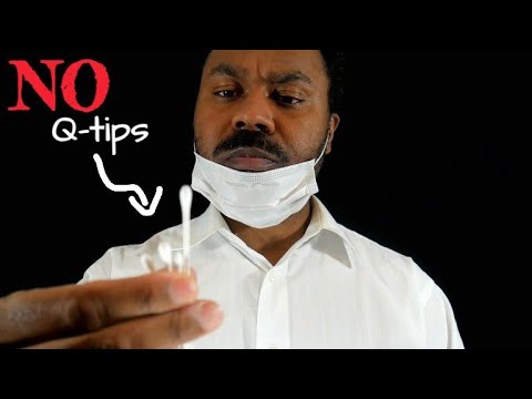 [ASMR] Ear Cleaning Role Play with DR JONES "No Q-tips" | Ear Wax Removal | Binaural