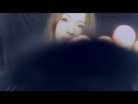 ASMR Rain sounds - Lens tapping, brushing and hand movements