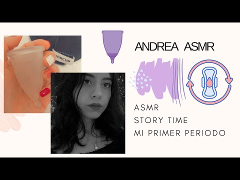 ASMR/ Story Time/ Mi primer periodo 🩸/ ¿lloré? / ASMR en español/ Andrea ASMR 🦋