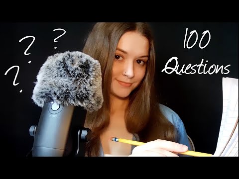 ASMR | Asking Would You Rather Questions 🧐 🖊️  (100 Questions, Soft Spoken)