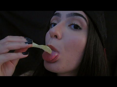 [ASMR] Comendo batatas chips - Sensações (melhor vídeo desse canal)