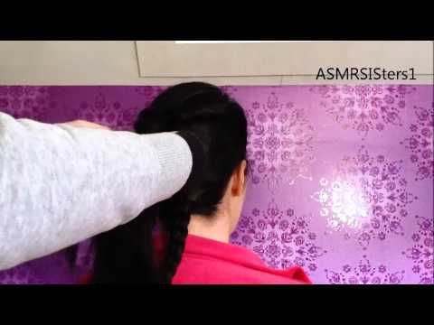 ASMR Hair Brushing & Updo