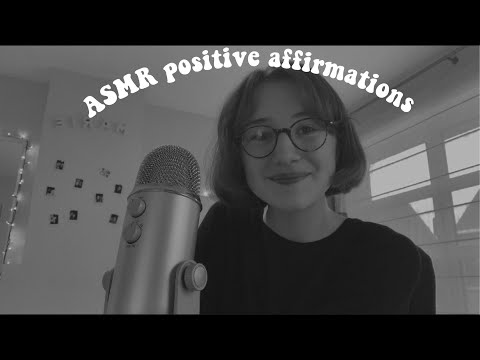 ASMR positive affirmations!🍊