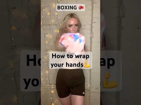 🥊 How to WRAP your hands for Kickboxing 💪 #shorts
