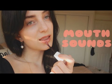 ASMR|Mouth Sounds, Lipgloss, and Rambles