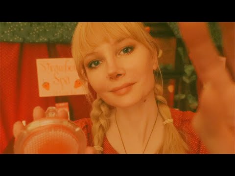 Strawberry Bath & Spa ASMR 🍓 14 Cozy Ln \ Face Attention \ Roleplay \ Soft Spoken \ Seasonal Fruit