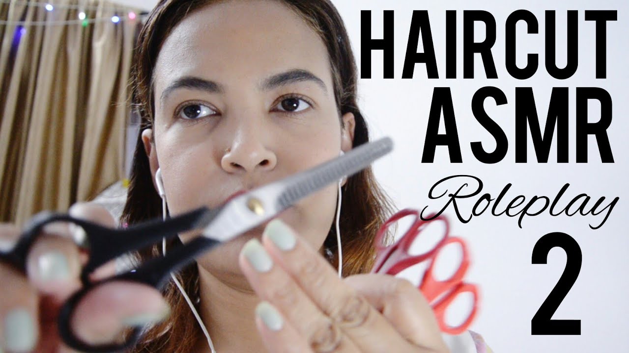 ASMR Roleplay ~ HAIRCUT | Trimming, Layering, Blow Drying