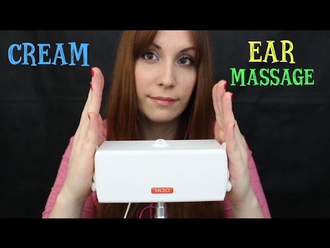 ASMR ☾ Cream/Lotion Ear Massage ~ Binaural & No talking