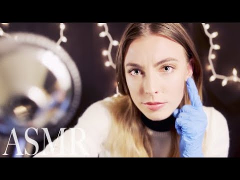 ASMR | Ear Exam, Cleaning, and Hearing Test (Whispered AND Soft-Spoken) | Medical ASMR, Binaural