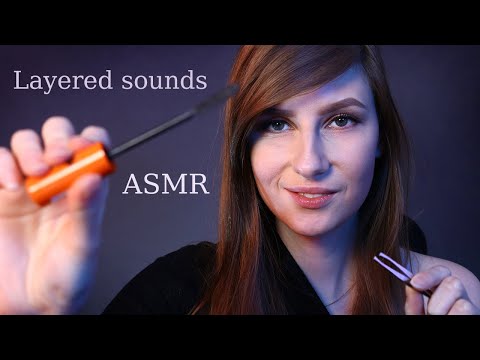 ASMR Doing Your Eyebrows ❤️ layered sounds, personal attention ❤️ ROLEPLAY