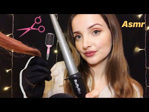 ASMR- Hairdresser Cuts And Styles Your Hair, Extremely Relaxing