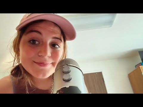 ASMR|| College Update {mouth sounds and whispering}