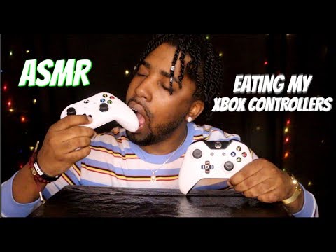 ASMR | EATING MY XBOX CONTROLLERS 🎮......