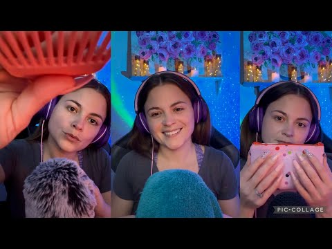 2 Hours of ASMR | Face Brushing, Combing Your Hair, Car Ride, Thunder Towel, Hair Play & More