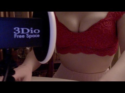 ASMR 3Dio Test (Ear Eating, Kissing) Mouth Sounds
