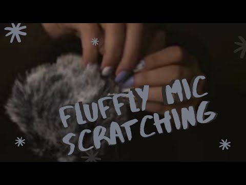 ASMR || Fluffy Mic Scratching [no talking] // Lofi, Brain Melting