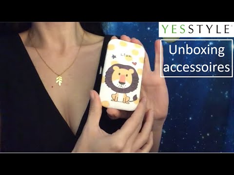 ASMR * Unboxing de nouveaux accessoires YesStyle trop bien !