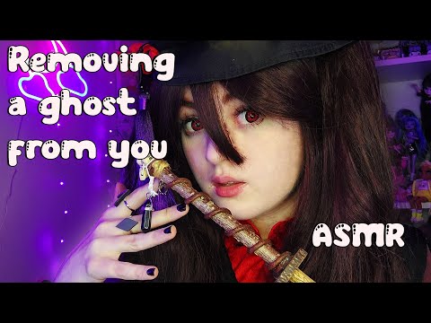 asmr removing a ghost from you 👻 super tingly! ┃ fast and aggressive ┃ Hu Tao Genshin Impact cosplay