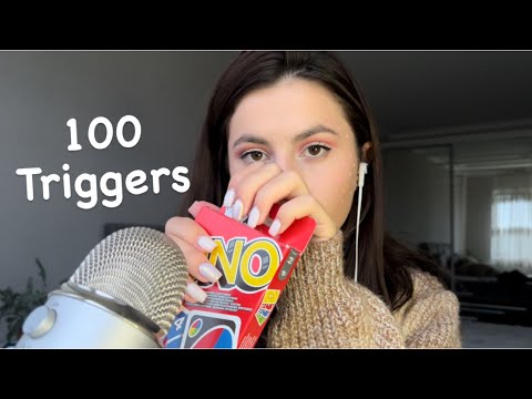 Asmr 100 triggers in 1 minute 💖