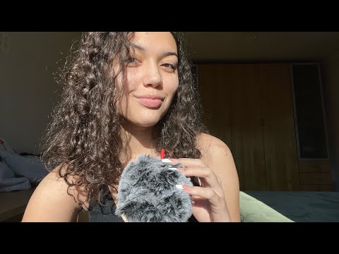ASMR~ life update & story time w/ fluffy mic scratching ✨