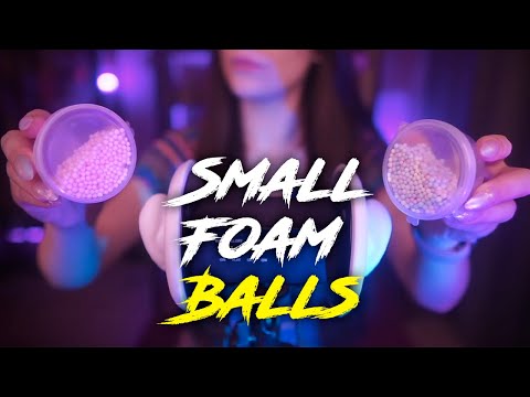 ASMR Small Foam Balls 💎 New Trigger, No Talking, 3Dio